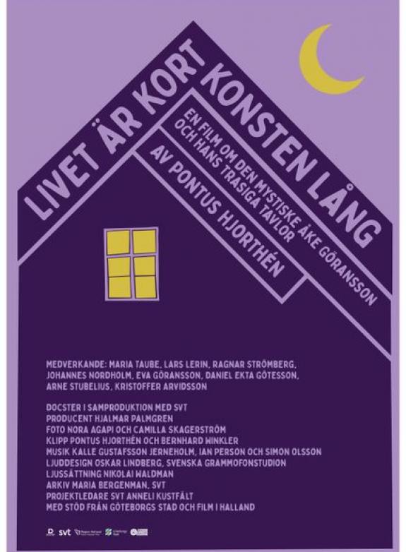 Livet är kort konsten lång poster