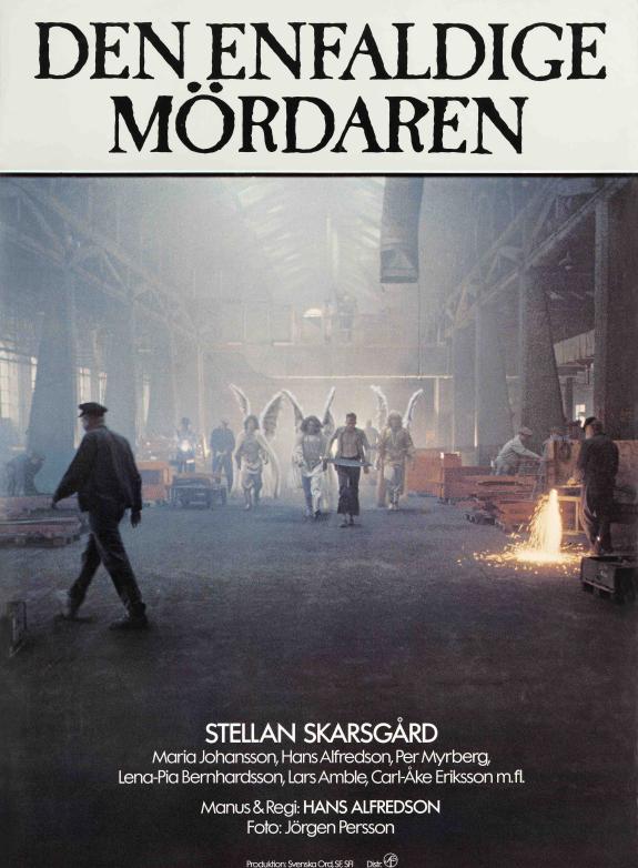Den enfaldige mördaren poster