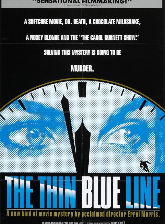 The Thin Blue Line poster