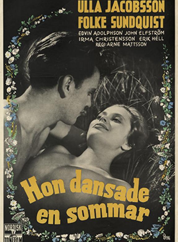 Hon dansade en sommar poster