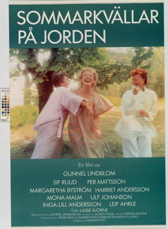 Sommarkvällar på jorden poster