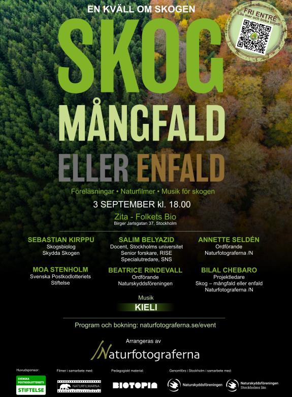 Skog – mångfald eller enfald poster