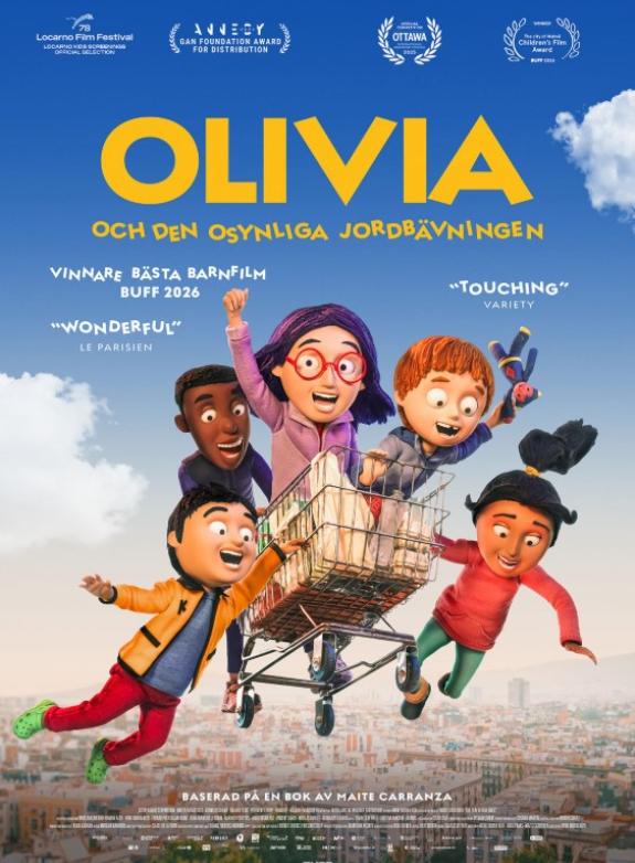 Olivia och den osynliga jordbävningen poster