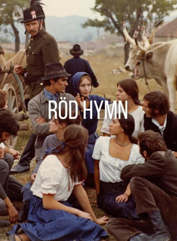 Röd hymn poster