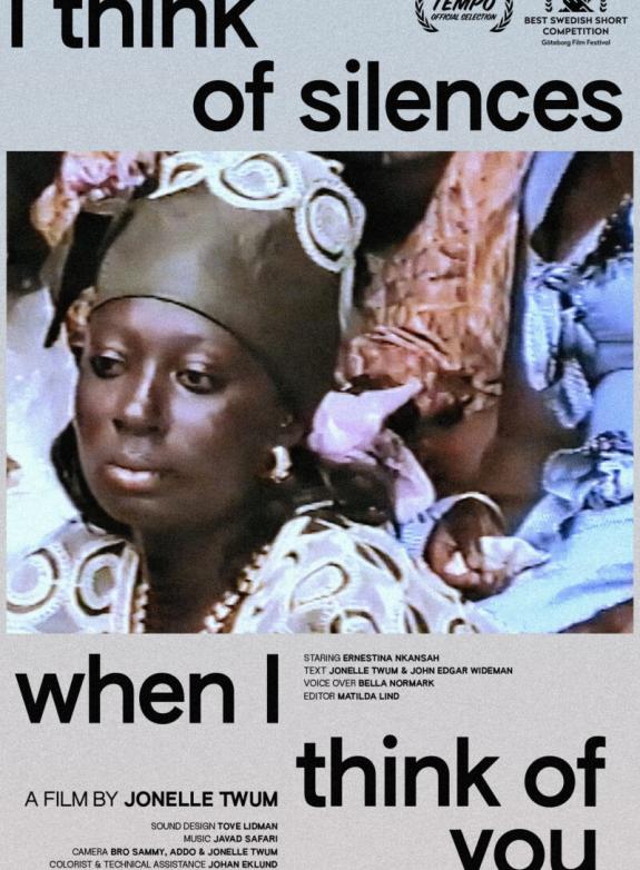 I think of silences when I think of you poster