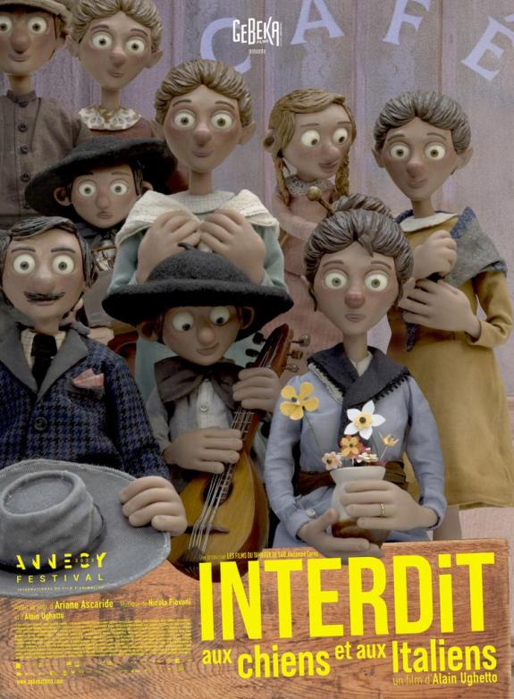 Interdit aux chiens et aux Italiens poster